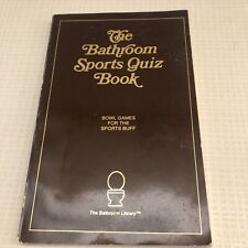The Bathroom Sports Quiz Book by Jack Kreismer Bowl Games for the Sports Duff comprar usado  Enviando para Brazil