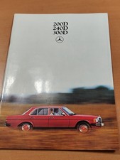 Mercedes Benz 200D 240D 300D Prospekt brochure Auto car  K9 comprar usado  Enviando para Brazil