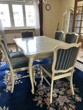 Weißer antiker tisch gebraucht kaufen  Heusweiler