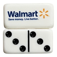Puremco Pro Extra Grosso Logotipo Walmart Mármore Conjunto de Dominó Raro Limitado comprar usado  Enviando para Brazil