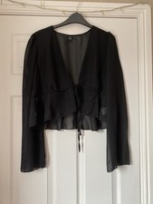 Ladies black chiffon for sale  ASHBY-DE-LA-ZOUCH