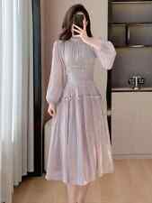 Usado, Vestido de festa feminino moda primavera borla babados manga folhada vestido midi fino comprar usado  Enviando para Brazil