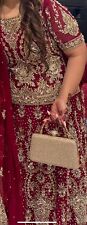 Red maroon wedding for sale  LUTON