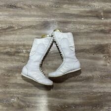Usado, Botas de couro raras vintage Adidas Midiru boxe alto Y2K tamanho 7 1/2 EUA comprar usado  Enviando para Brazil