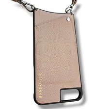 Capa Bandolier iPhone 8plus rosa pálido prata seixo hardware com alça comprar usado  Enviando para Brazil