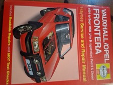 Vauxhall frontera haynes for sale  BEDFORD