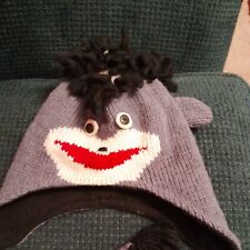 Sock monkey hat for sale  WYMONDHAM