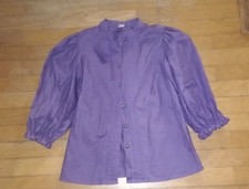 Trachtenbluse violett lila gebraucht kaufen  Prien a.Chiemsee
