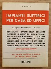 Manuale hoepli impianti usato  Italia