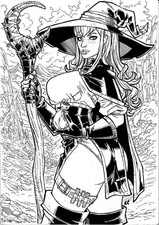Usado, Bounty Hunter Witch 8X11 PÁGINA ORIGINAL POR LC FREITAS JN1 comprar usado  Enviando para Brazil