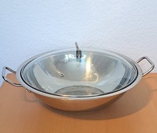 Edelstahl wok wokpfanne gebraucht kaufen  Nörvenich