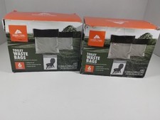 Duas caixas de 5 sacos de lixo sanitário Ozark Trail com biogel à prova de vazamento total 10 comprar usado  Enviando para Brazil