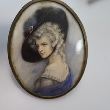 Historisches miniatur portrait gebraucht kaufen  Weißenburg i.Bay.