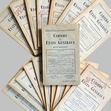 Numéros cahiers etats d'occasion  Paris I