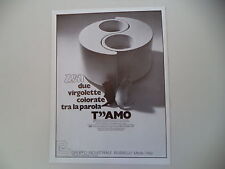 Advertising pubblicità 1971 usato  Salerno