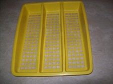 Yellow drawer organizer for sale  Preston