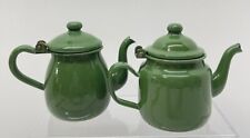 Vintage green enamelware for sale  Ashton