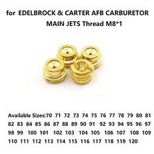 PACOTE COM 4 para jatos principais carburador EDELBROCK & CARTER AFB TAMANHOS .070 THRU .120 comprar usado  Enviando para Brazil