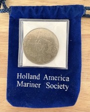 Moeda token lembrança grande circulada Holland America Cruises Mariner Society vintage comprar usado  Enviando para Brazil