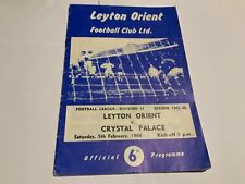 Leyton orient crystal for sale  REDHILL