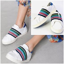 Tênis D.A.T.E tamanho 40 9 White Hill baixo pop elástico designer comprar usado  Enviando para Brazil