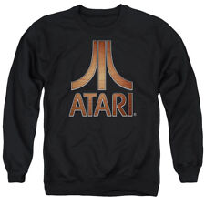 Moletom Atari clássico emblema de madeira logotipo pulôver preto comprar usado  Enviando para Brazil