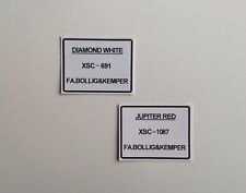 Decalques adesivos Ford Escort MK2 PAINT CODE X2 Sua escolha de cor! comprar usado  Enviando para Brazil
