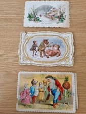 victorian christmas cards for sale  WHITSTABLE