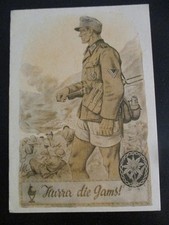 Postkarte gebirgsjäger hurra gebraucht kaufen  Speyer