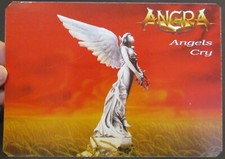 Cartão postal publicitário Angra Angels Cry fã clube RARO 4" x 6" - 1994 comprar usado  Enviando para Brazil