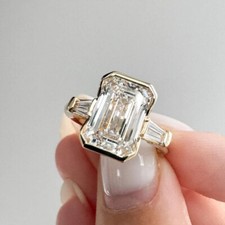 3.50 emerald cut for sale  CROYDON