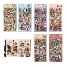 Feuille stickers scrapbooking d'occasion  Lyon I