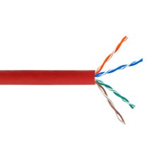 Cabos ToGo 1000 pés cabo riser CAT5e (vermelho) - 4 pares 24AWG cobre, UTP, CMR/FT4 comprar usado  Enviando para Brazil