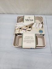 Usado, Novo Conjunto de 9 Organizadores de Cesta de Plástico de Armazenamento MESA comprar usado  Enviando para Brazil