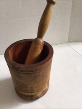Mortar pestle wooden for sale  Itasca