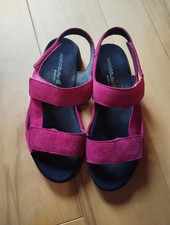 Klettsandalen pink waldläufer gebraucht kaufen  Traitsching