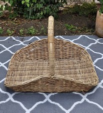 Vintage woven wicker for sale  BECCLES