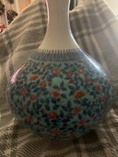 Usado, Soberbo chinês Qing Guangxu MK família design de videiras de flores vaso de arte requintado comprar usado  Enviando para Brazil