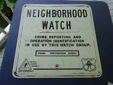 Vintage neighborhood watch for sale  Lapeer