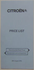 Citroen price list for sale  BATLEY