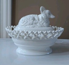 Atterbury? Copo de leite raposa em um ninho tampa cesta amarrada Pat. 1889 - Difícil de encontrar comprar usado Atterbury? Copo de leite raposa em um ninho tampa cesta amarrada Pat. 1889 - Difícil de encontrar comprar usado  Enviando para Brazil