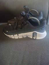 Tênis de corrida esportivo Nike Free Metcon 5 feminino tamanho 9 preto branco comprar usado  Enviando para Brazil