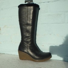 Ecco leather boots for sale  BURY ST. EDMUNDS