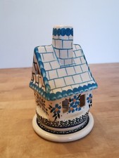 Keramikhaus blauem blumenmuste gebraucht kaufen  Husby