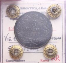 Veii centesimi 1861 usato  Italia