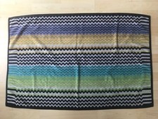 Toalla de terciopelo multicolor Missoni algodón patrón zig zag - 104 cm x 68 cm segunda mano  Embacar hacia Mexico