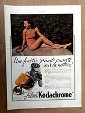 Publicité 1937 kodachrome d'occasion  Bordeaux-