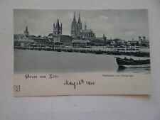 Postcard cologne panorama for sale  Shipping to Ireland