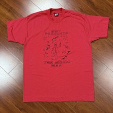 Camiseta Vintage Music Man Ponto Único Tela Estrelas Melhor Vermelha Tamanho GG comprar usado  Enviando para Brazil