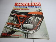 Motorrad zeitschrift 1972 gebraucht kaufen  Höchstädt a.d.Donau